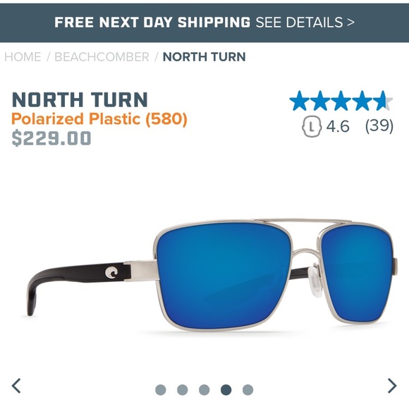 Costa Del Mar North Turn Sunglasses 